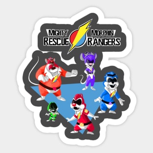 Mighty Morphin Rescue Rangers Sticker